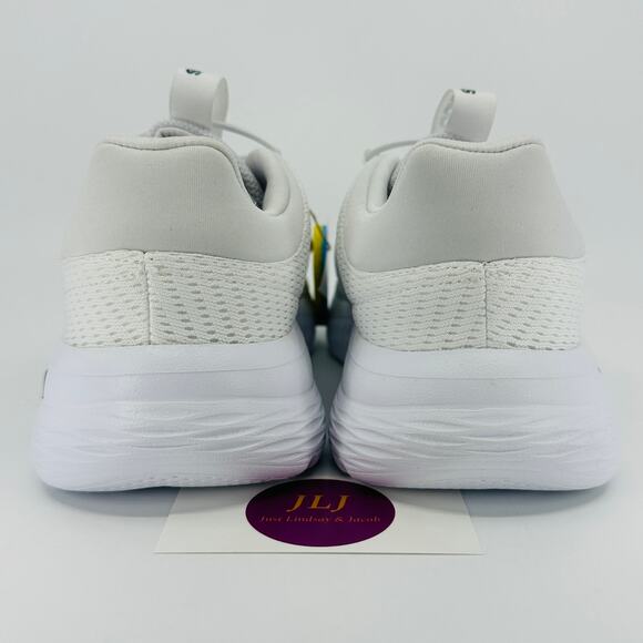 Adidas Men's Cloudfoam Comfy EL Casual Slip On Sneakers White IH3610 Size 7.5 - Picture 6 of 12